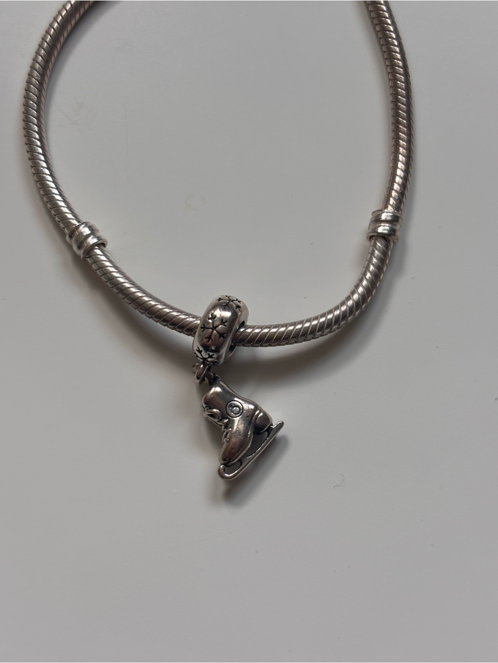 Pandora Sterling Silver Ice Skate Charm